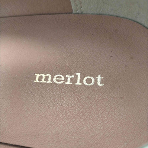 メルロー merlot 厚底バックルシューズ ベルトローファー レディース JPN:M