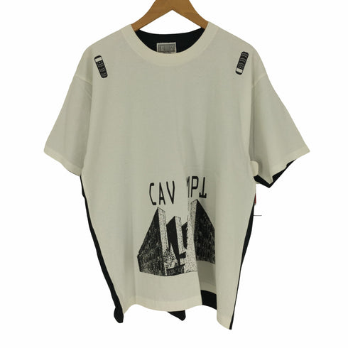 シーイー C.E バイカラー両面プリントTシャツ メンズ JPN:L