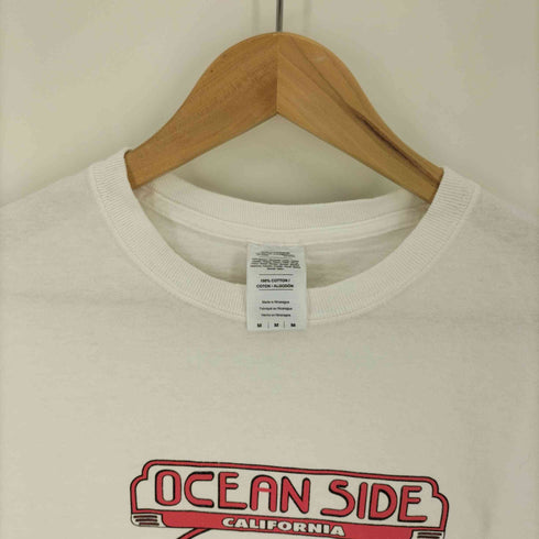 00S OCEAN SIDE CAKIFORNIA プリント S/S Tシャツ メンズ import:M