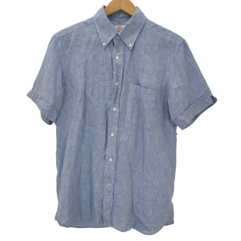 マッキントッシュフィロソフィー MACKINTOSH PHILOSOPHY S/S リネンBDシャツ メンズ US:38