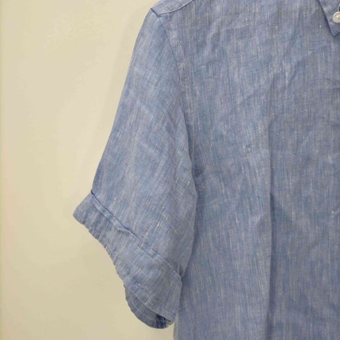 マッキントッシュフィロソフィー MACKINTOSH PHILOSOPHY S/S リネンBDシャツ メンズ US:38
