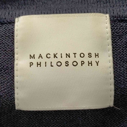 マッキントッシュフィロソフィー MACKINTOSH PHILOSOPHY S/Sリネンコットンポロシャツ メンズ US:40