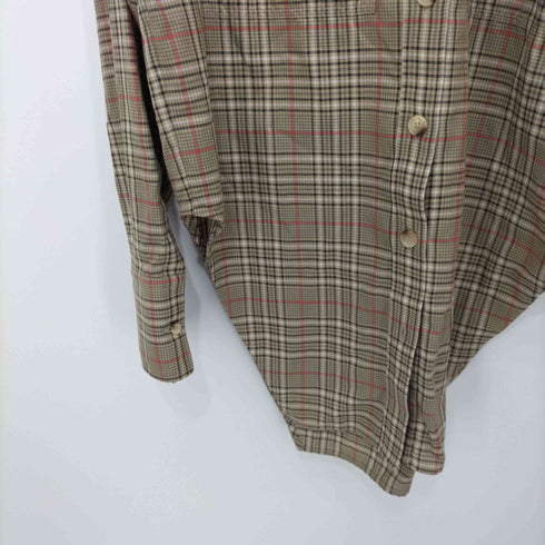 バーバリー BURBERRY knit trim shirt レディース UK:6