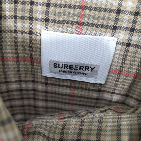 バーバリー BURBERRY knit trim shirt レディース UK:6