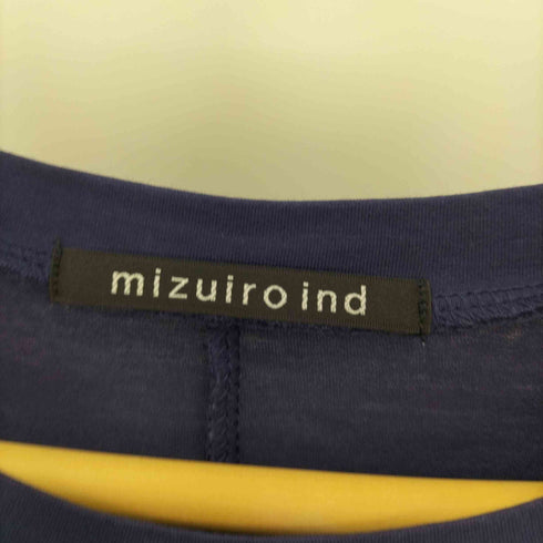 ミズイロインド mizuiro ind ドルマンスリーブ ビックシルエット ワンピース レディース