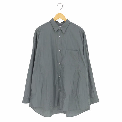 グラフペーパー Graphpaper Broad L/S Oversized Regular Collar Shirt メンズ FREE