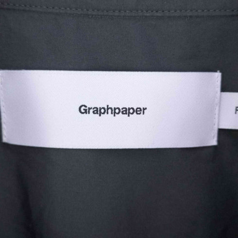グラフペーパー Graphpaper Broad L/S Oversized Regular Collar Shirt メンズ FREE