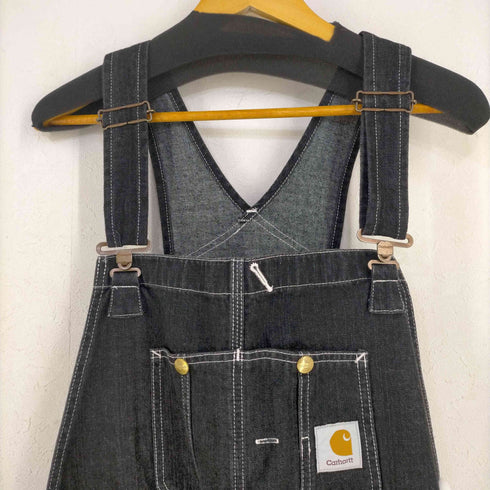 カーハート Carhartt 先染め ブラックデニムオーバーオール メンズ 36×34