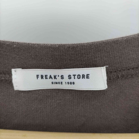 フリークスストア FREAKS STORE 20AW USAコットン クルーネック ポケット ワンピース レディース FREE