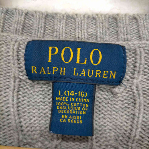 ポロラルフローレン POLO RALPH LAUREN ポニー刺繍ケーブルニット レディース JPN:L