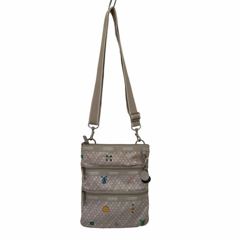 レスポートサック LeSportsac 3ZIP刺繍スクエアショルダーバッグ レディース