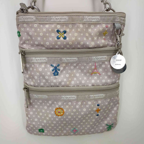 レスポートサック LeSportsac 3ZIP刺繍スクエアショルダーバッグ レディース