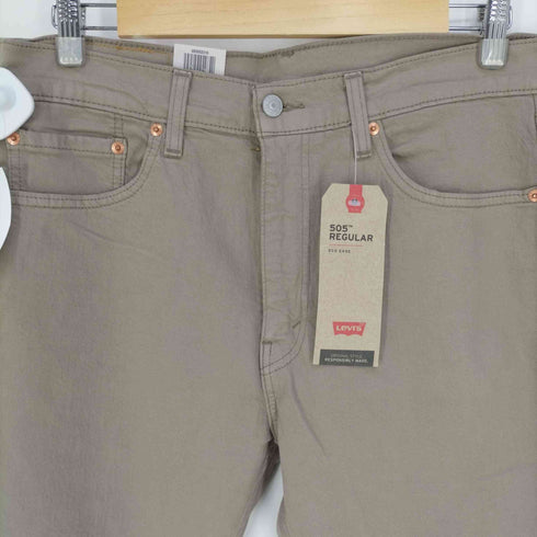 リーバイス Levis 裏4102 505 REGULAR STRETCH ジップアップ 5ポケットパンツ メンズ W:33 L:32