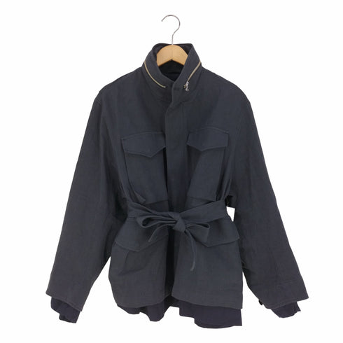ウル URU M-65 JACKET コットンリネンキャンバス ミリタリージャケット メンズ JPN:1