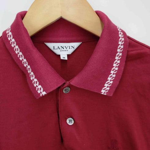 ランバン LANVIN LANVIN SPORT ワンポイント刺繍ポロシャツ メンズ M