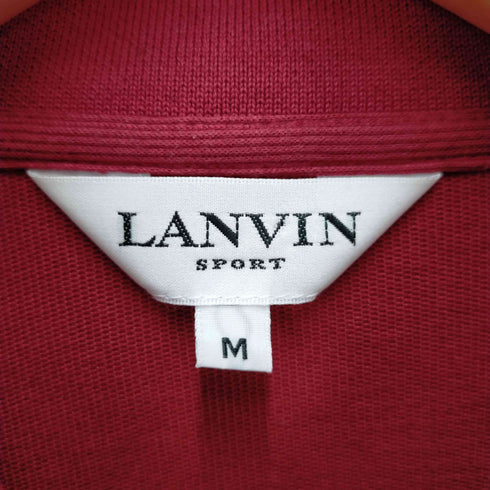 ランバン LANVIN LANVIN SPORT ワンポイント刺繍ポロシャツ メンズ M