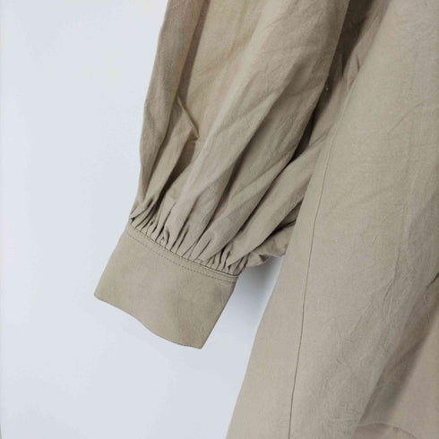 アッシュ ジャンピンジャップフラッシュ H JUMPIN JAP FLASH バックギャザー スキッパー ビッグシルエット ブラウス レディース