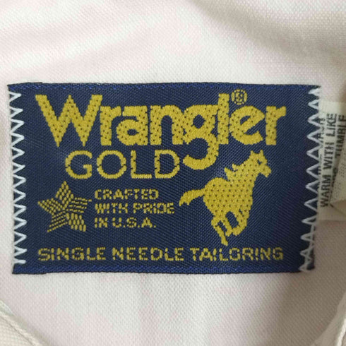 ラングラー Wrangler GOLD レギュラーカラーボタンシャツ メンズ 15 1/2-34