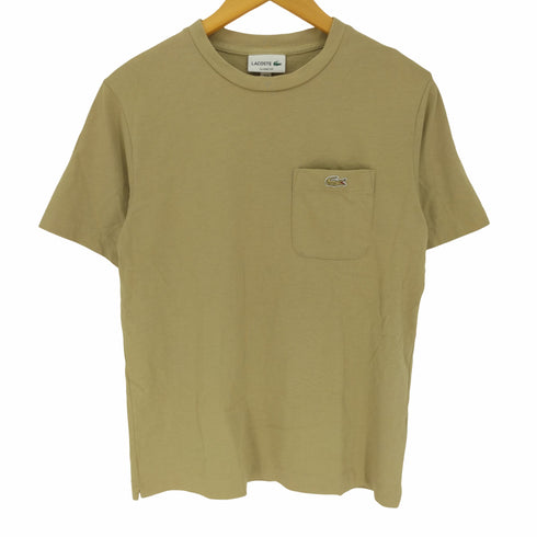 ラコステ LACOSTE CLASSIC FIT アウトラインクロックポケットTシャツ メンズ import:S