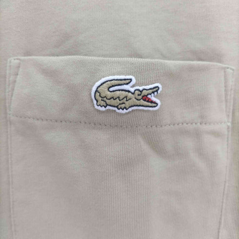 ラコステ LACOSTE CLASSIC FIT アウトラインクロックポケットTシャツ メンズ import:S