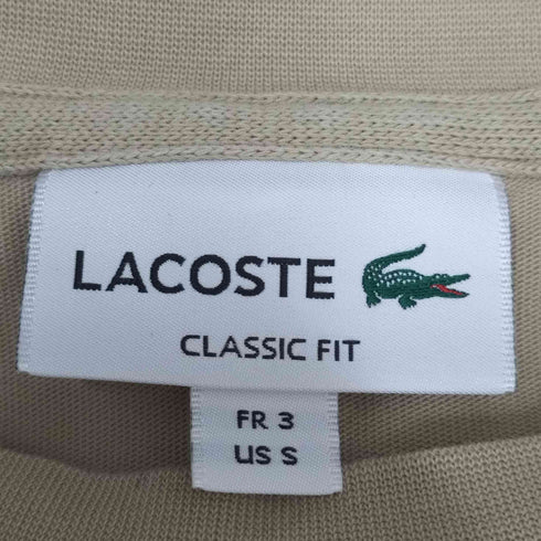 ラコステ LACOSTE CLASSIC FIT アウトラインクロックポケットTシャツ メンズ import:S