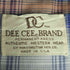 DEE CEE BRAND USA製 チェック柄ウエスタンシャツ メンズ