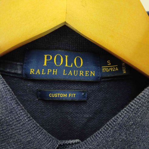 ポロラルフローレン POLO RALPH LAUREN CUSTOM FIT ポニー刺しゅうポロシャツ メンズ JPN:S