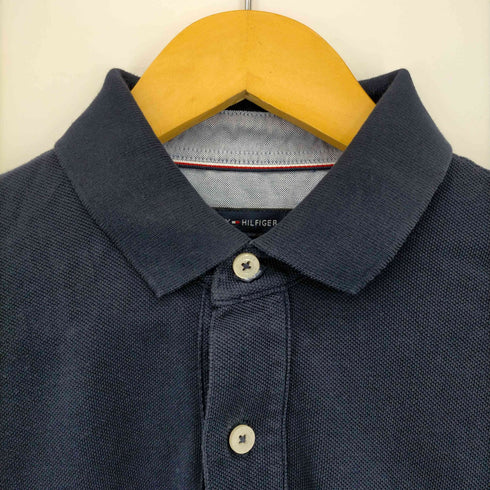 トミーヒルフィガー TOMMY HILFIGER ロゴ刺繍 ポロシャツ メンズ import:M
