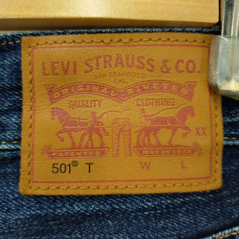 リーバイス Levis ボタン裏3015刻印 501 ボタンフライデニムパンツ レディース W23 L28
