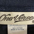 ONE VERSE THREE LEAF CLOVER COLLEGE LOGO S/S TSHIRT【NAVY】 メンズ import:L