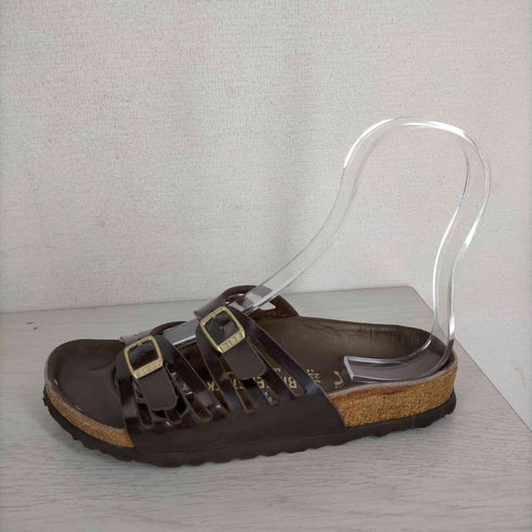 ビルケンシュトック BIRKENSTOCK 14SS GRANADA BF PATENT BROWN グラナダ サンダル レディース 36