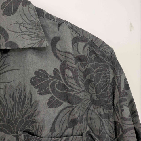 SEVENTY LIGHT FACT} 菊花繚乱 L/S Aloha Shirt メンズ JPN:M