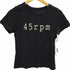 フォーティーファイブアール 45α 天竺編みロゴプリントTシャツ レディース 1