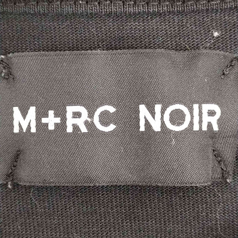 マルシェノア M+RC NOIR ダメージ加工 ロングスリーブTシャツ ロンT メンズ import:M