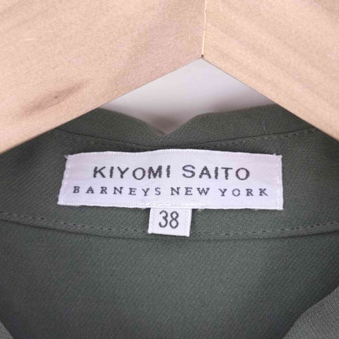 キヨミサイトウ KIYOMI SAITO シャツワンピース レディース 38