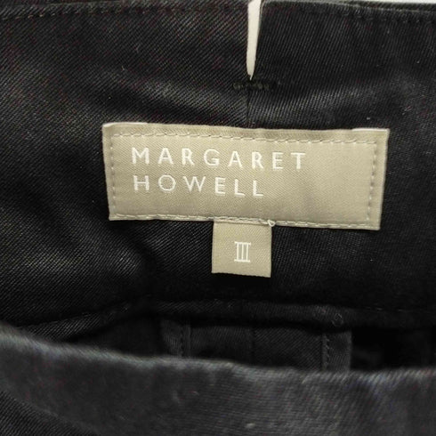 マーガレットハウエル MARGARET HOWELL 2タックコットンパンツ レディース JPN:3