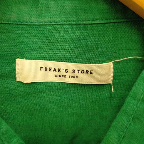 フリークスストア FREAKS STORE リネンシャツ レディース F