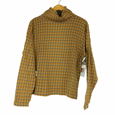 ビームスボーイ BEAMS BOY ボーイ ジャカード チェック タートルネック レディース