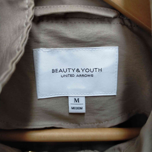 ビューティーアンドユースユナイテッドアローズ BEAUTY & YOUTH UNITED ARROWS グログランフードマウンテンパーカー 2WAY/撥水加工 レディース M