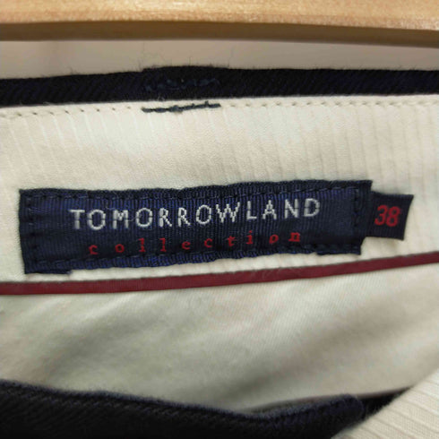 トゥモローランド TOMORROWLAND チェック柄スラックスパンツ レディース 38