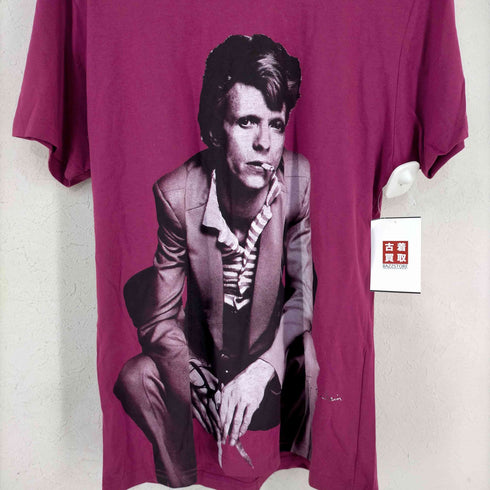ウノピュウノウグァーレトレ 1PIU1UGUALE3 David Bowie プリント Tシャツ レディース EUR:46