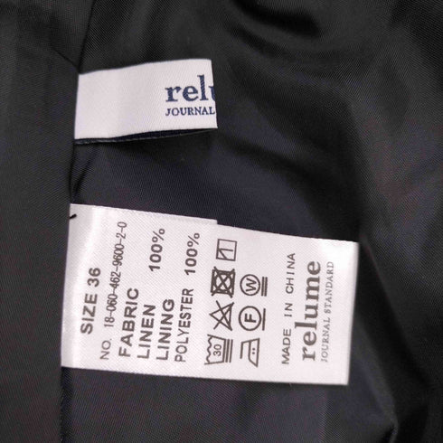 ジャーナルスタンダードレリューム JOURNAL STANDARD relume リネンロングスカート レディース JPN:36