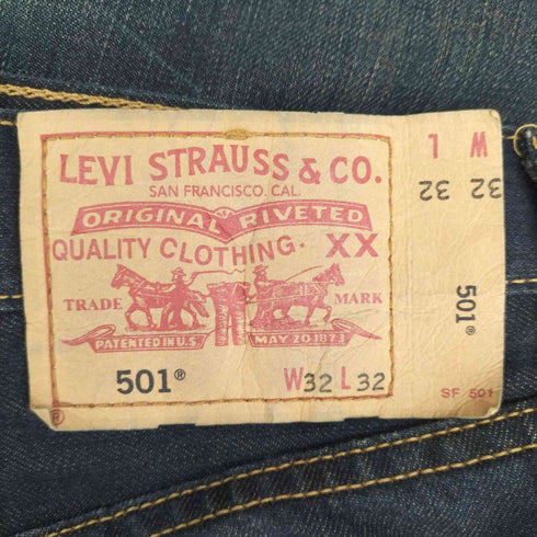 リーバイス Levis 00S 501 ストレートデニムパンツ メンズ 32/32