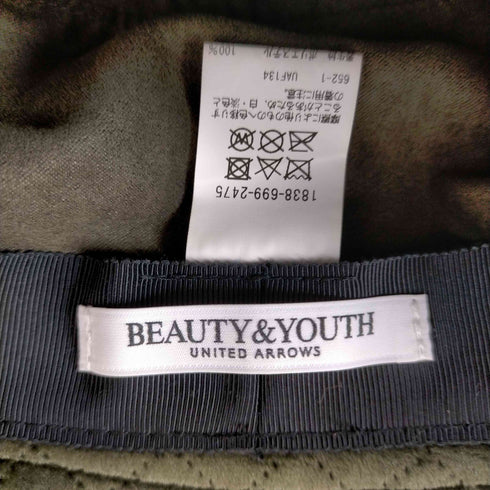 ビューティーアンドユースユナイテッドアローズ BEAUTY & YOUTH UNITED ARROWS 22AW ベルベットキルト バケットハット メンズ