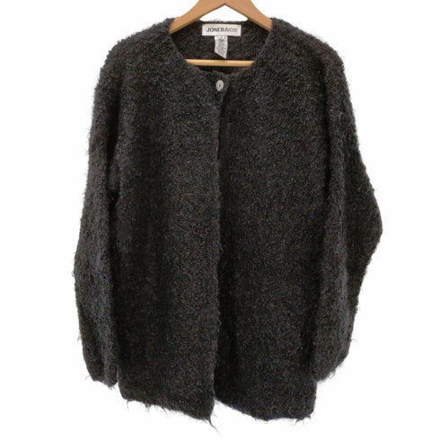 ジョーンズアンドコー jones & co 90S モヘア混 ウールカーディガン レディース import:M
