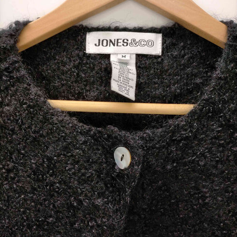 ジョーンズアンドコー jones & co 90S モヘア混 ウールカーディガン レディース import:M