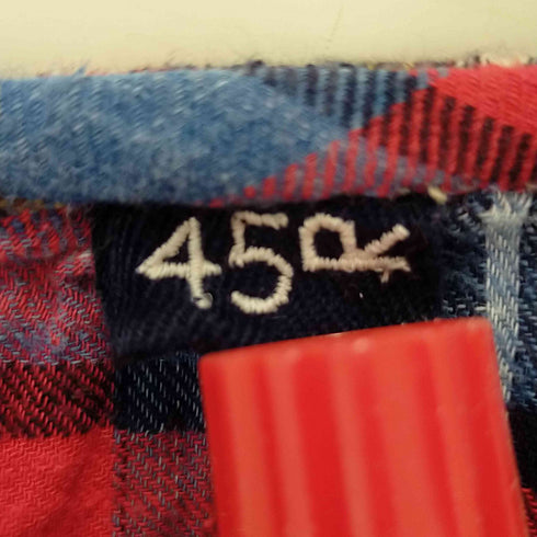 フォーティーファイブアール 45α 45R チェック柄フリルシャツ レディース 3