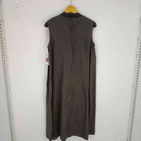 ムジルシリョウヒン 無印良品 リネン ノースリーブワンピース レディース M-L