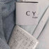 シアン CYAN リブウエスト デニムパンツ レディース JPN:38