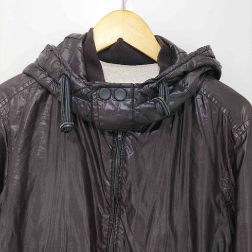 ディーゼル DIESEL 裏地パイル フーデッドナイロンジャケット メンズ import:XL